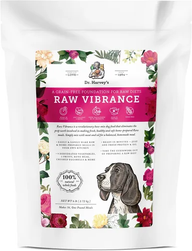 Vista 9 de Dr. Harvey's Raw Vibrance Sin Granos Base Deshidratada para Dieta de Comida Cruda para Perros (Tamaño de Prueba 5.5 Oz)