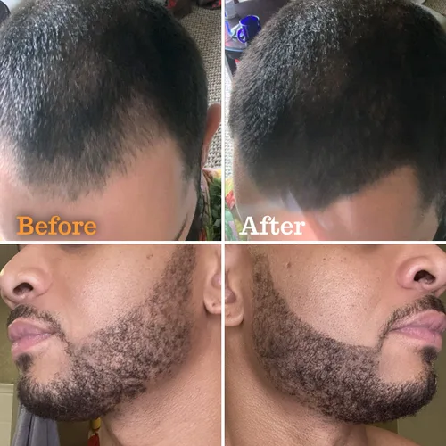 Vista 2 de Lápiz de peluquería con cepillo para peluquería para hombre, impermeable, a prueba de sudor, solución de larga duración con acabado natural, cubre