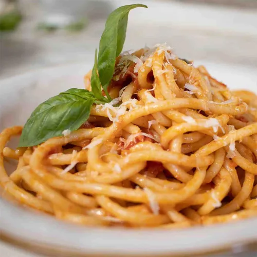 Vista 7 de Morelli Pici Pasta di Toscana - Pasta italiana gourmet - Fideos Pici orgánicos - Nidos de pasta orgánica gruesos fabricados en Italia a partir