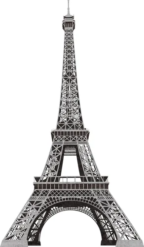 Vista 3 de RoomMates RMK1576GM, calcomanía gigante para pared de la Torre Eiffel