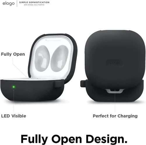 Vista 7 de elago Funda colgante de silicona compatible con Samsung Galaxy Buds FE (2023) / Galaxy Buds 2 Pro (2022) / Galaxy Buds 2 Case (2021) / Galaxy Buds
