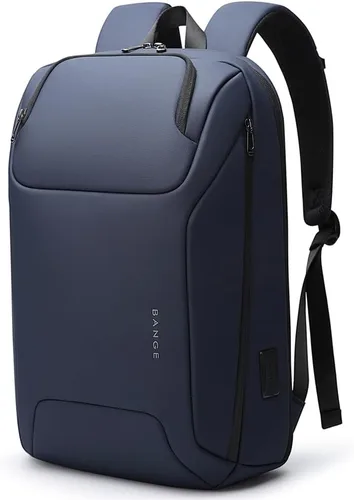Vista 8 de FUTURE AESTHEICS Mochila de portátil de negocios para hombres y mujeres, mochila de viaje inteligente de 15.6 pulgadas, resistente al agua, mochila