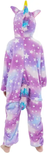 Vista 41 de Mameluco de unicornio para pijamas de animales, cosplay, disfraz unisex de Halloween