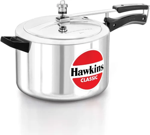 Vista 16 de Ollas de presión de aluminio Hawkins Classic, Plateado