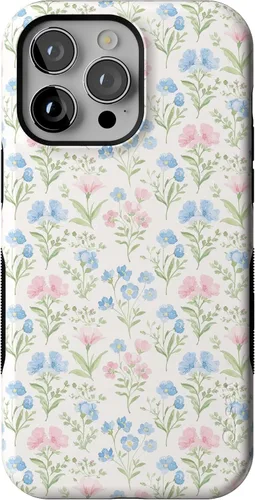 Vista 129 de Casely - Funda para iPhone 14 Pro Max, flores pintadas, Frida Kahlo Floral Girly, compatible con MagSafe