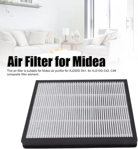 Vista 4 de TOPINCN Filtro de repuesto para purificador de aire, filtro de repuesto compatible con purificador KJ200G, piezas de purificador de aire