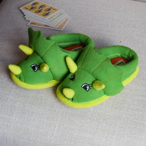 Vista 6 de Kids Toddlers Whimsical Animal Critter Washable Slipper