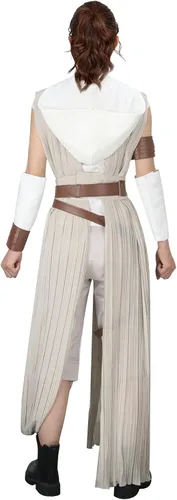 Vista 4 de Disfraz de Rey para mujer, trajes de cosplay Jedi de lujo, conjunto completo con cinturón para Halloween