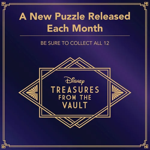 Vista 4 de Ravensburger - Rompecabezas de 1000 piezas de Disney Treasures from The Vault - Minnie Mouse & Mickey Mouse. Cada pieza es única. Exclusivo