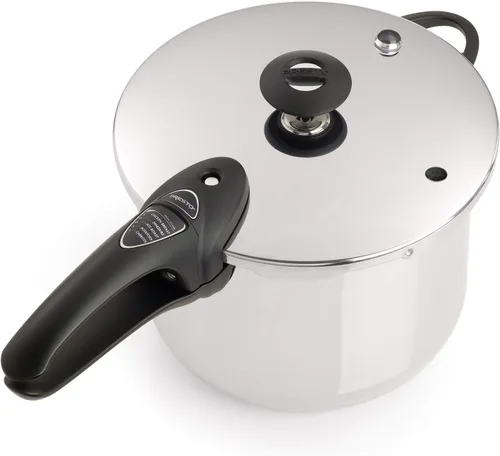 Vista 4 de Presto 01365 6-Quart Stainless Steel Pressure Cooker