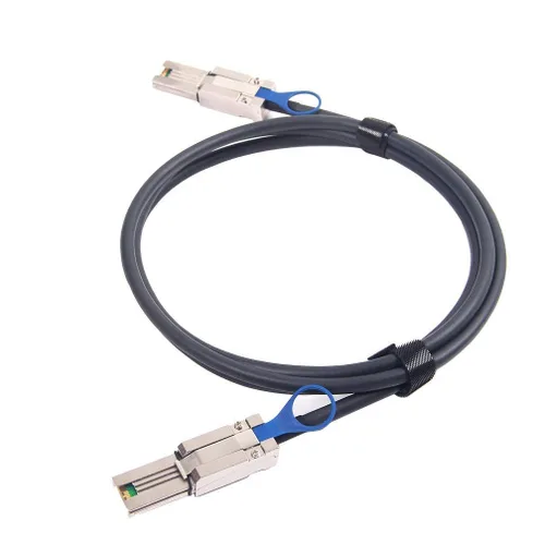 Vista 4 de ipolex Cable híbrido externo Mini SAS HD SFF-8088 a SFF-8088 para servidor, tarjeta Raid y controlador PCI Express, 3.3 ft