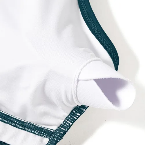 Vista 6 de SUUKSESS Traje de baño sexy de malla con control de abdomen para mujer