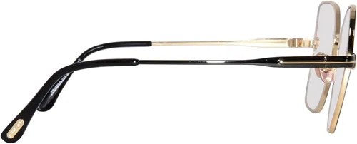 Vista 3 de Tom Ford TF5876-B 032 - Gafas graduadas para mujer, color oro pálidonegro, borde completo, 2.205 in