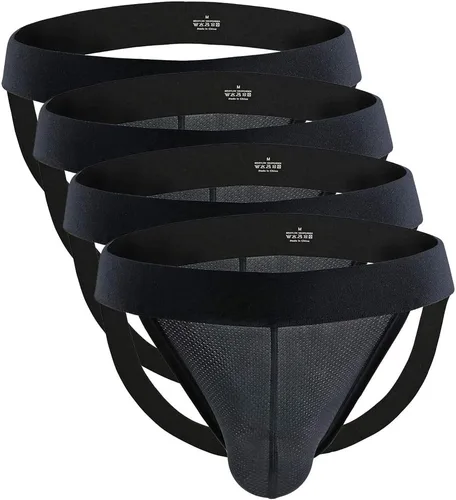 Vista 8 de Jockstrap - Bolsa de malla para hombre, ropa interior atlética para hombres