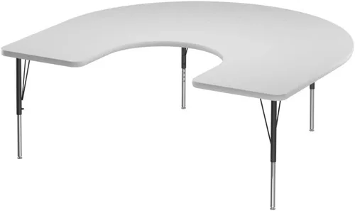 Vista 37 de Correll - Mesa rectangular de 24 x 36 pulgadas, mesa de actividades superior de borrado en seco, altura ajustable (19 a 29), laminado de alta