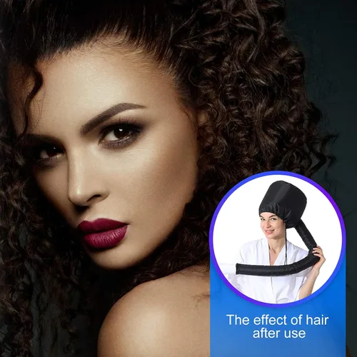 Vista 6 de Accesorio de secador de pelo suave con manguera, acelera el secado completo del cabello, no daña el cabello, fácil de usar, adecuado para todas