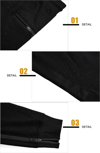 Vista 6 de MAIKANONG Pantalones deportivos de gimnasio para hombre, pantalones de entrenamiento casuales cónicos para gimnasio