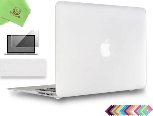 Vista 12 de UESWILL Funda rígida mate 3 en 1 compatible con MacBook de 12 pulgadas con pantalla Retina modelo A1534 + funda de teclado y protector de pantalla