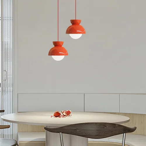 Vista 4 de Lámparas colgantes modernas para isla de cocina, pantalla de vidrio blanco leche, lámparas colgantes con cable ajustable para comedor, dormitorio