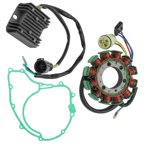 Vista 8 de Caltric Junta de estator y regulador compatible con Honda Trx300 Trx-300 Fourtrax 300 1993-2000