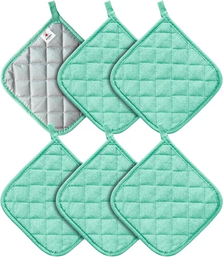 Vista 19 de Joyhalo Paquete de 4 soportes para ollas para cocina Aqua