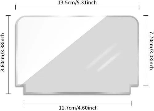 Vista 2 de Kyglaring Placa de identificación de acrílico transparente brillante con base de potencia diseñada para Lego Creator Expert 10294 Titanic Building