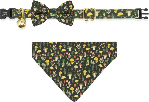 Vista 28 de Ultra Joys Collar de Gato con Campanas - Collar de Gatito Separable con Campana - Collar de Gato Separable para Cumpleaños de Gatos Pequeños Solo