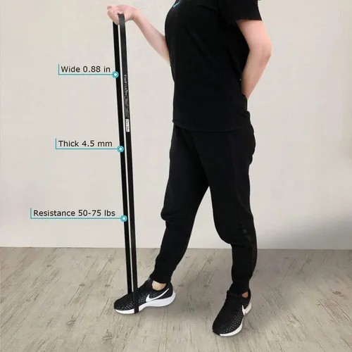 Vista 4 de TheFitLife - Bandas de asistencia para dominadas - Bandas de resistencia para entrenamiento, bandas largas de ejercicio para fitness, banda