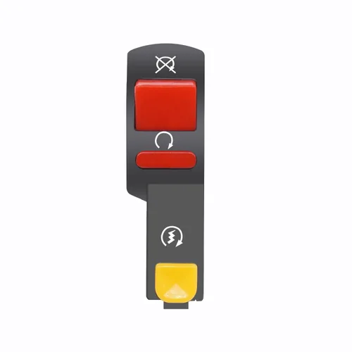Vista 2 de weideer Interruptor universal de manillar de 12 V, encendido/apagado, 7/8 pulgadas, 0.866 in, interruptor de luz de motocicleta para scooter Pit