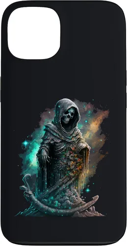 Vista 7 de Santa Muerte - Carcasa para iPhone 17, diseño de folklore mexicano
