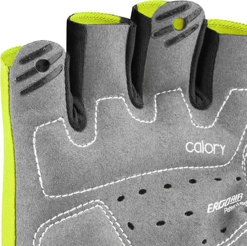 Vista 3 de Louis Garneau, guantes de bicicleta para niños, transpirables, absorbentes de golpes, medio dedo