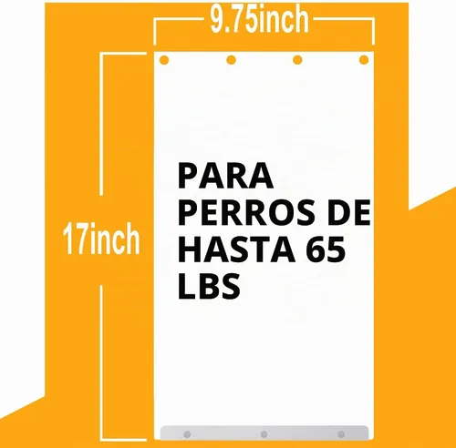 Vista 2 de Paquete de 2 solapas de repuesto para puerta de perro transparentes extra