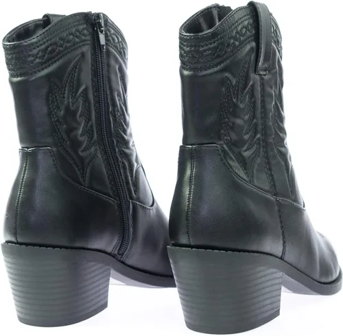 Vista 4 de SODA Picotee - Botas de tobillo cosidas para mujer