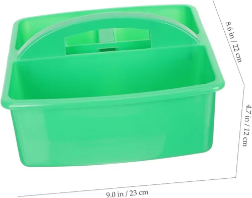 Vista 4 de Cesta de ducha Limpieza con asa Suministros de limpieza Caja de aperitivos Contenedor de herramientas de belleza Cesta de almacenamiento de mano
