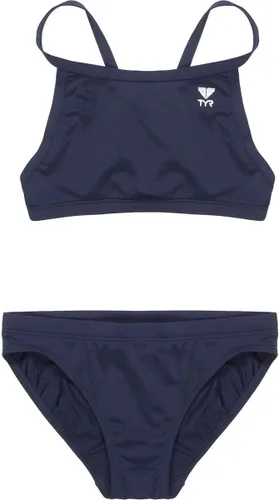 Vista 7 de TYR Sport - Bikini de entrenamiento Durafast de tono sólido para mujer con espalda tipo diamante