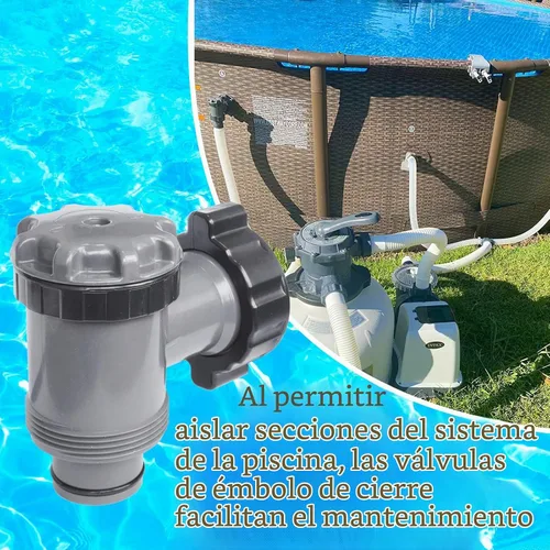 Vista 7 de Válvula de émbolo de cierre compatible con piscina sobre tierra Coleman BW