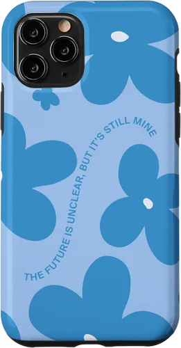 Vista 28 de iPhone 11 Pro Max The Summer I Turned Pretty - Vintage Daisy - Funda azul