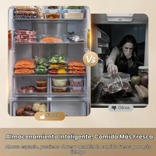 Vista 8 de DREAME Sellador al vacío de alimentos VS20, sellador compacto de 65 kPa, 5