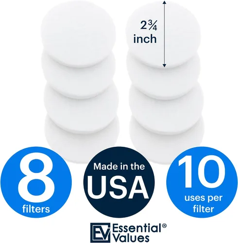 Vista 5 de Essential Values 8 Pack Cold Brew Coffee Filters - Replacement Coffee Filter Bags - Compatible with Toddy Cold Brew Maker