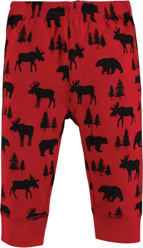 Vista 3 de Hudson Baby - Pantalones deportivos y leggings de algodón para niñas bebés