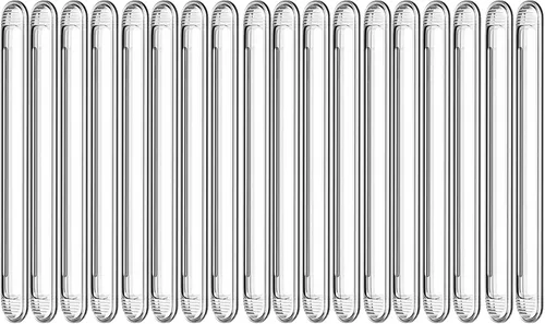 Vista 10 de Parachoques transparentes para muebles 4 unidades (2 largas y 2 cortas) - Almohadillas de pared protectoras de goma de silicona con respaldo