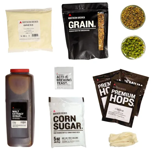 Vista 2 de Northern Brewer - El kit de recetas de cerveza con extracto IPA recién aplastado hace 5 galones
