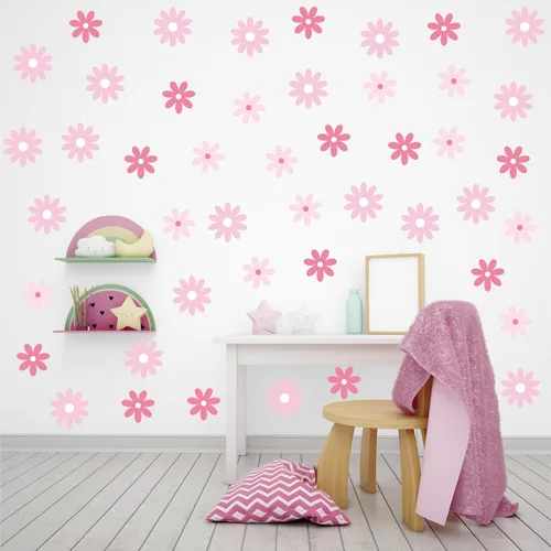 Vista 16 de Calcomanías de pared de mariposa de acuarela para dormitorio de niñas, calcomanías de pared para niños, bebés, guardería, decoración de bricolaje