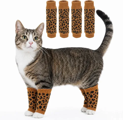 Vista 30 de ROZKITCH Protector de codo para perro, 2 patas delanteras y 2 patas traseras para rodilla, envoltura para codo de mascota, protector para calentar