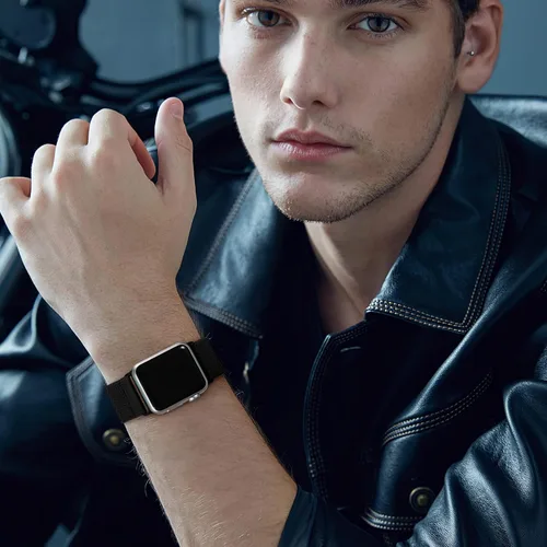 Vista 5 de DaQin Paquete de 3 bandas elásticas Solo Loop compatibles con Apple Watch para hombres de 49 mm, 46 mm, 45 mm, 44 mm, 42 mm, correa elástica