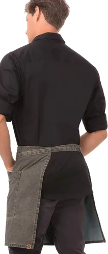 Vista 3 de Chef Works Delantal unisex Denver Half Bistro Work Utility
