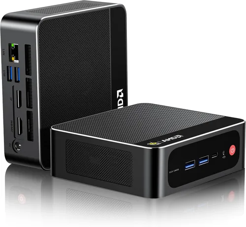 Vista 13 de Beelink Mini PC SER3, AMD Ryzen 3200U (hasta 3.5 GHz), 16 GB DDR4 500 GB PCle SSD, mini computadora compatible con pantalla 4K de doble