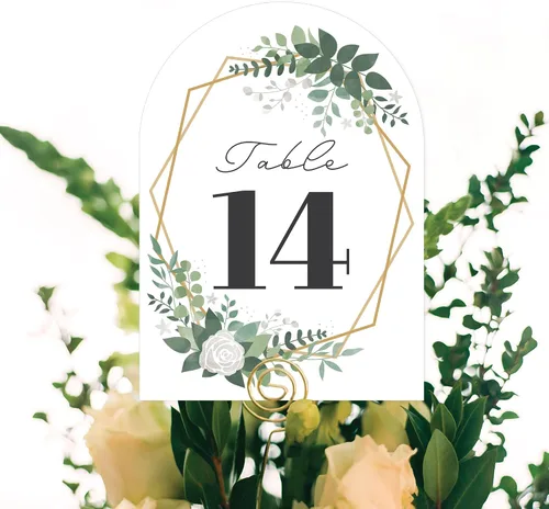 Vista 4 de Big Dot of Happiness Tarjetas de números de mesa boho – Tarjetas de doble cara de 5 x 7 pulgadas, tarjetas de boda, recepción, fiesta, eventos