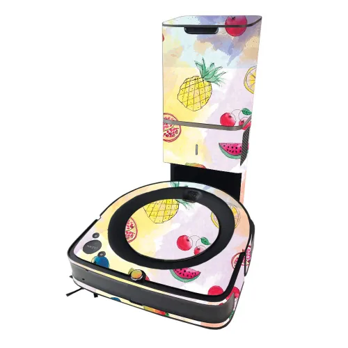 Vista 13 de MIGHTY SKINS MightySkins Skin compatible con iRobot Roomba s9+ Vacuum - Negro abstracto Funda protectora y única de vinilo Fácil de aplicar