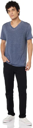 Vista 6 de Lucky Brand Men's Venice Burnout V-Neck Tee Shirt
